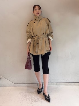 Mila Owenさん(レディース・158cm)の秋コーディネート