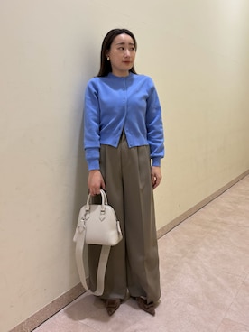 Mila Owenさん（レディース・155cm）の冬コーディネート