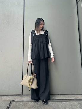 Mila Owenさん(レディース・153cm)の冬コーディネート