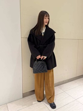 Mila Owenさん(レディース・163cm)の冬コーディネート
