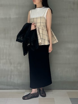 Mila Owenさん(レディース・159cm)の春コーディネート