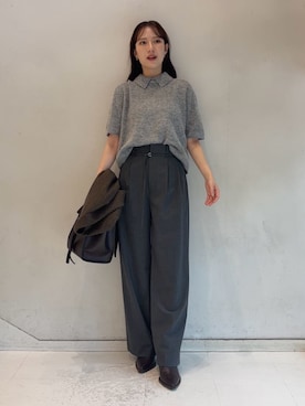 Mila Owenさん(レディース・158cm)の秋コーディネート