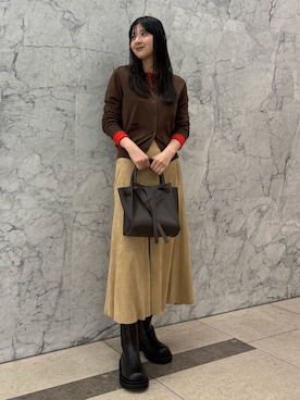 Mila Owenさん(レディース・162cm)の秋コーディネート
