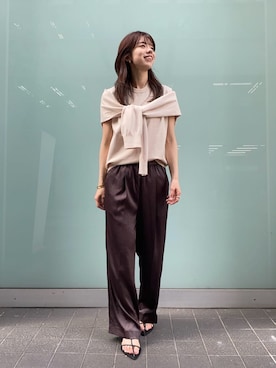 「ドッキング」｜Mila Owenさん（レディース・158cm）の春コーディネート