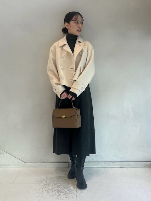 Mila Owen（ミラオーウェン） ピーコート pコート ウールカシミヤ