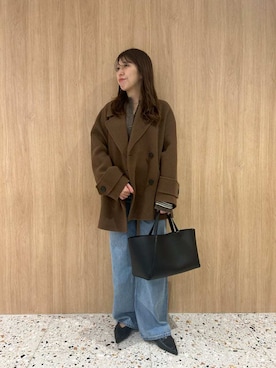 Mila Owenさん（レディース・161cm）の秋コーディネート