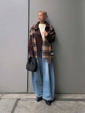 Mila Owenさん(レディース・158cm)の秋コーディネート