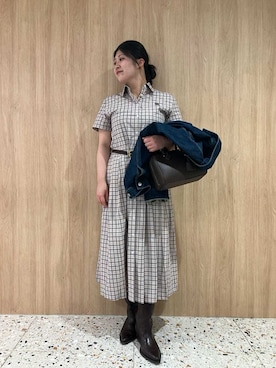 Mila Owenさん(レディース・157cm)の春コーディネート