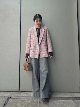 Mila Owenさん(レディース・153cm)の冬コーディネート