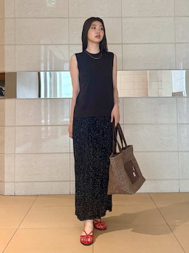 Mila Owenさん(レディース・169cm)の夏コーディネート