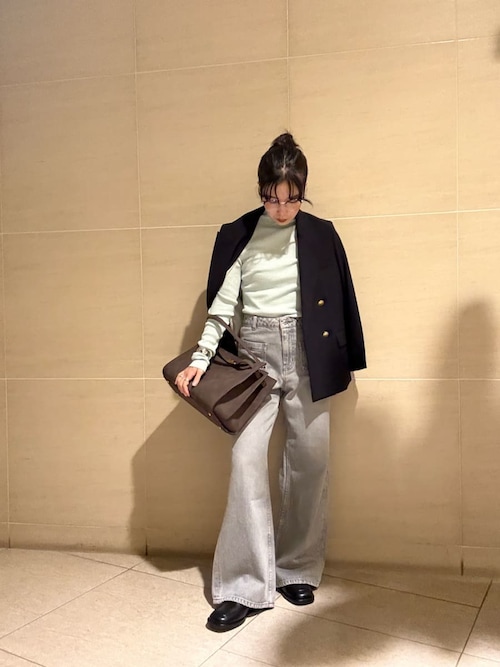 金釦ダブルブレストブレザー（テーラードジャケット）｜Mila Owen