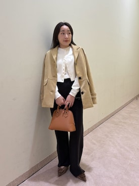 Mila Owenさん（レディース・155cm）の春コーディネート