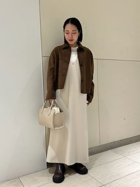 Mila Owenさん（レディース・151cm）の秋コーディネート