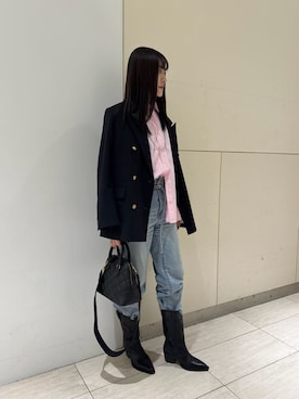 Mila Owenさん(レディース・163cm)の冬コーディネート