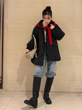 Mila Owenさん(レディース・155cm)の冬コーディネート
