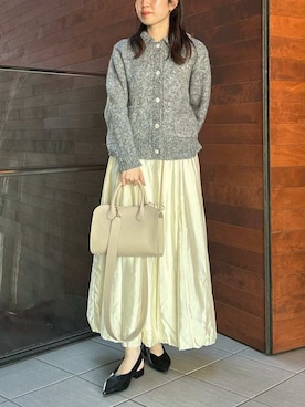 Mila Owenさん（レディース・159cm）の秋コーディネート