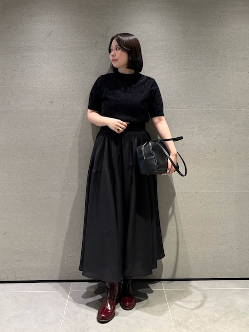 Mila Owen ラージボストンバッグドィーズィエムクラスザロウマルゴートート Mila Owen（ミラオーウェン）の「巾着付きラージボストンバッグ
