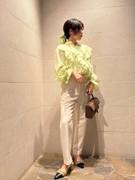 Mila Owenさん（レディース・155cm）の冬コーディネート