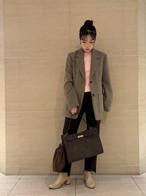 セットアップ対応】パッチポケットシングルジャケット（テーラード