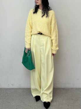 Mila Owenさん（レディース・155cm）の冬コーディネート