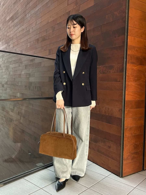 金釦ダブルブレストブレザー（テーラードジャケット）｜Mila Owen