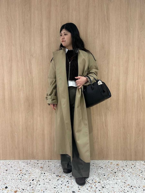 オーバーサイズトレンチコート（トレンチコート）｜Mila Owen