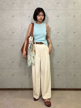 Mila Owenさん(レディース・160cm)の夏コーディネート