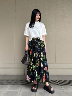Mila Owenさん(レディース・163cm)の夏コーディネート