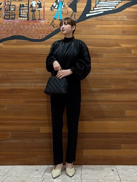 Mila Owenさん(レディース・162cm)の冬コーディネート