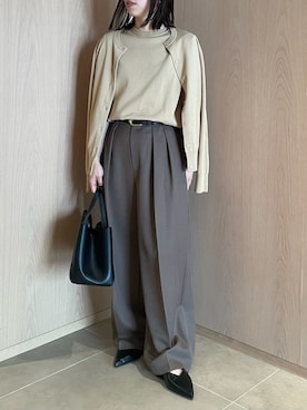 Mila Owenさん(レディース・158cm)の秋コーディネート