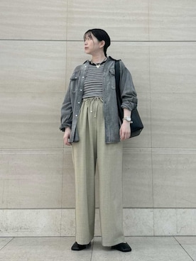 Mila Owenさん（レディース・153cm）の春コーディネート