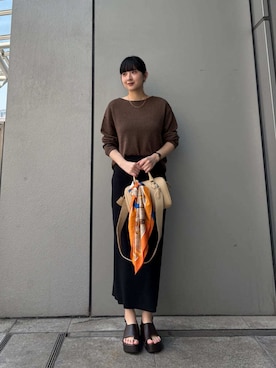 Mila Owenさん（レディース・162cm）の春コーディネート