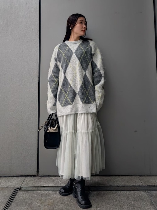 テレコクルーネックプルオーバー（Tシャツ/カットソー）｜Mila Owen