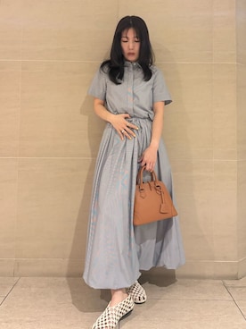 Mila Owenさん（レディース・155cm）の春コーディネート