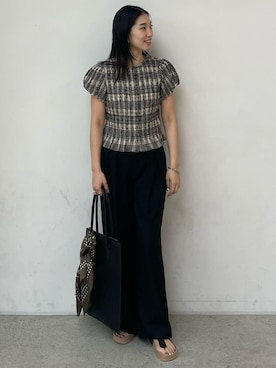 Mila Owenさん(レディース・158cm)の夏コーディネート