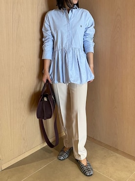 Mila Owenさん(レディース・158cm)の秋コーディネート