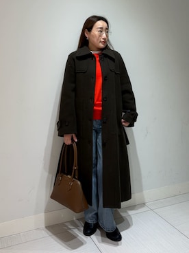 Mila Owenさん（レディース・155cm）の秋コーディネート