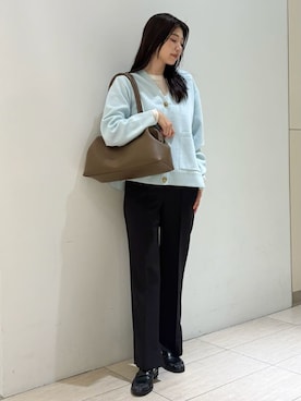 「Mila Owen（ミラオーウェン）のアイテム（その他パンツ）」を使った、Mila Owenさん（レディース・169cm）の春コーディネート