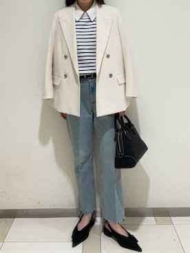 Mila Owenさん(レディース・158cm)の春コーディネート