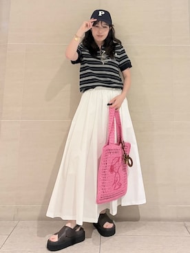 Mila Owenさん(レディース・155cm)の夏コーディネート