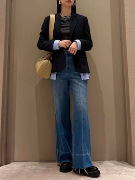 Mila Owenさん（レディース・169cm）の春コーディネート