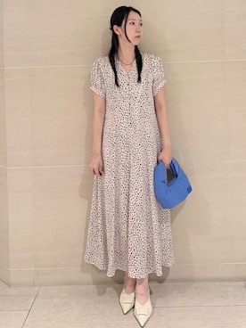 「Mila Owen（ミラオーウェン）のアイテム（ワンピース）」を使った、Mila Owenさん（レディース・160cm）の夏コーディネート