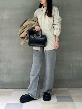 Mila Owenさん(レディース・159cm)の春コーディネート