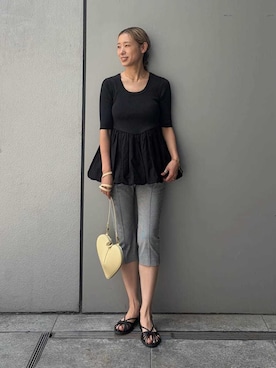 Mila Owenさん(レディース・158cm)の夏コーディネート