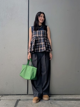 Mila Owenさん(レディース・156cm)の春コーディネート