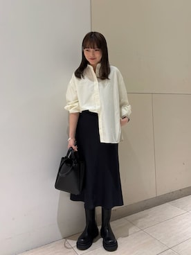 Mila Owenさん(レディース・163cm)の冬コーディネート