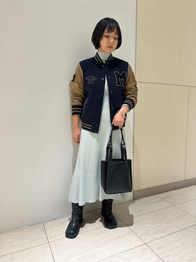 Mila Owenさん(レディース・157cm)の秋コーディネート