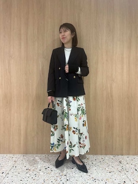 Mila Owenさん（レディース・161cm）の冬コーディネート