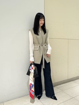 Mila Owenさん（レディース・163cm）の春コーディネート