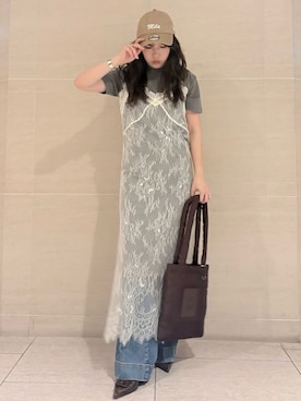 Mila Owenさん(レディース・155cm)の夏コーディネート